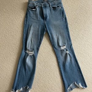 DL 1961 Boot Cut Crop Jeans.